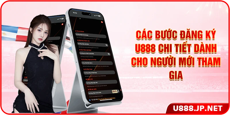 Các bước đăng ký U888 chi tiết dành cho người mới tham gia